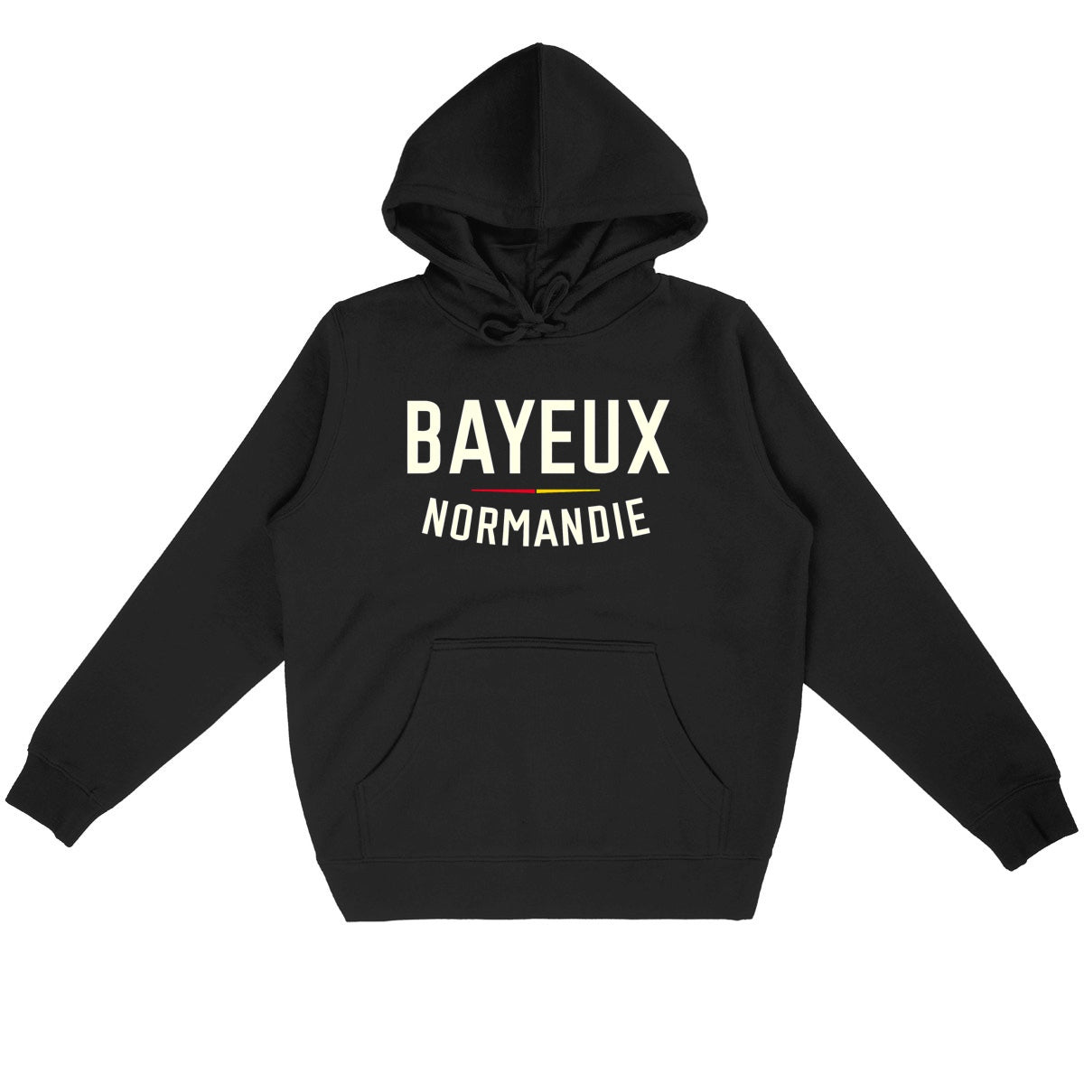 Hoodie noir Bayeux Normandie