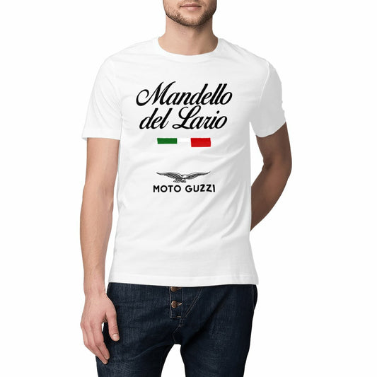 T-shirt blanc Moto Guzzi Mandello del Lario