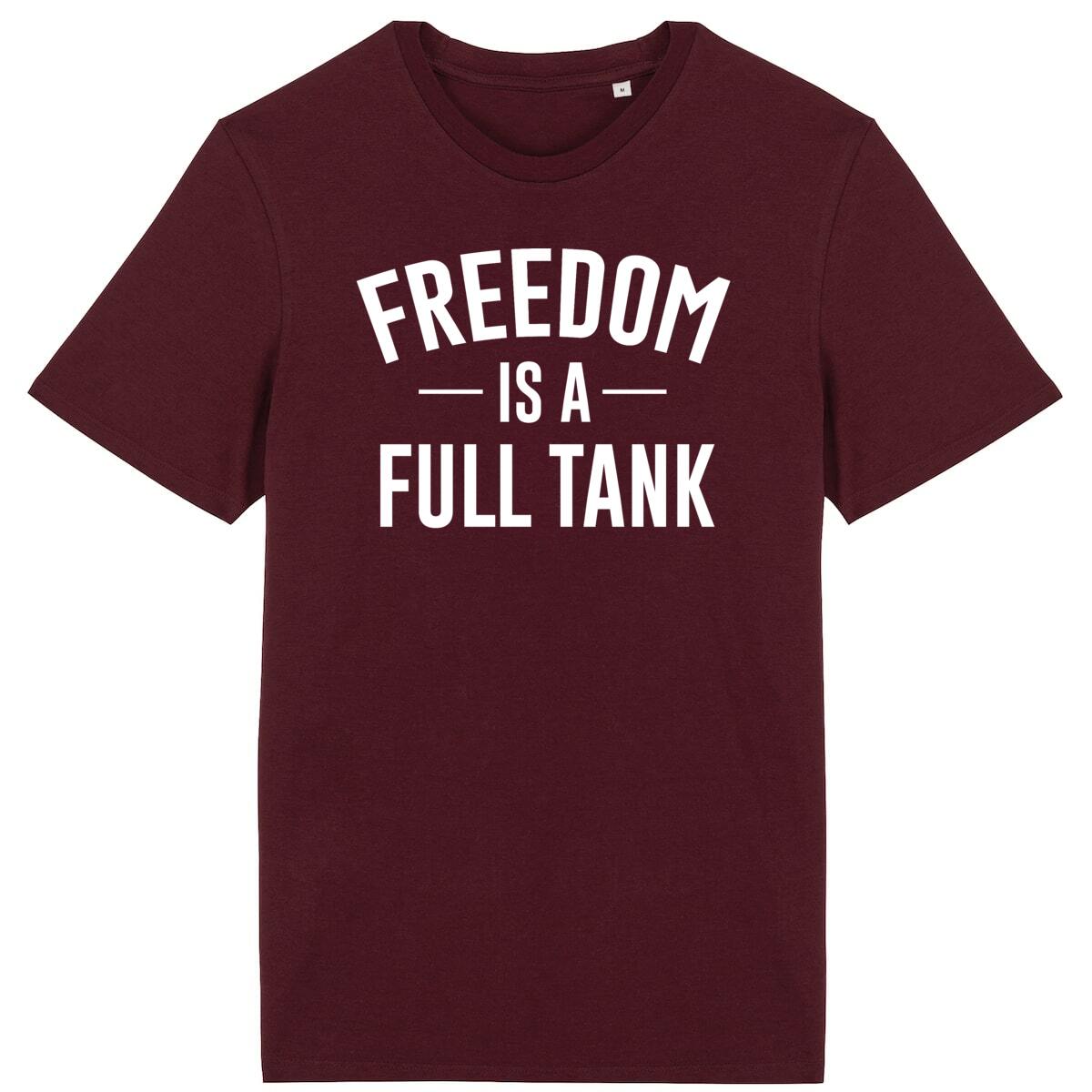 T-shirt Freedom is a full tank