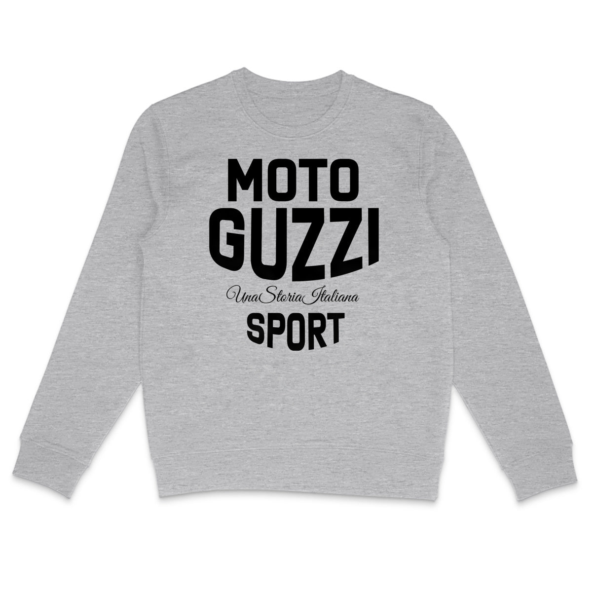 Sweat-shirt gris Moto Guzzi Sport