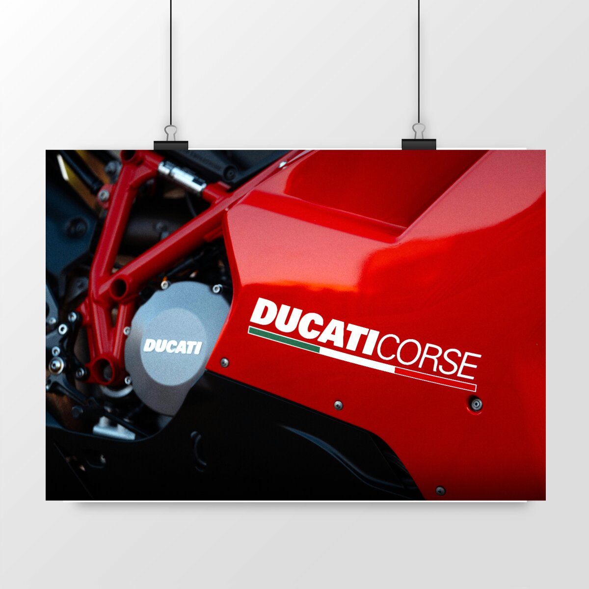 Affiche moto Ducati #1