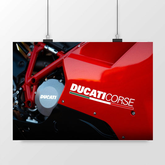 Ducati Motorcycle Poster #1