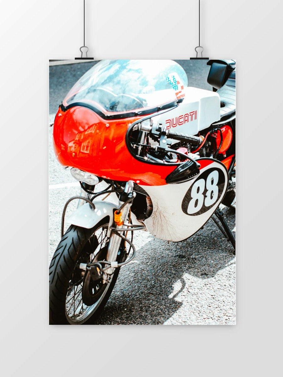 Póster de moto Ducati #4