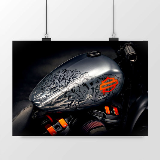 Póster de motocicleta Harley-Davidson #3