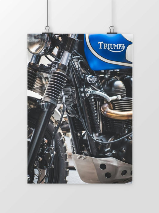 Affiche moto Triumph #1