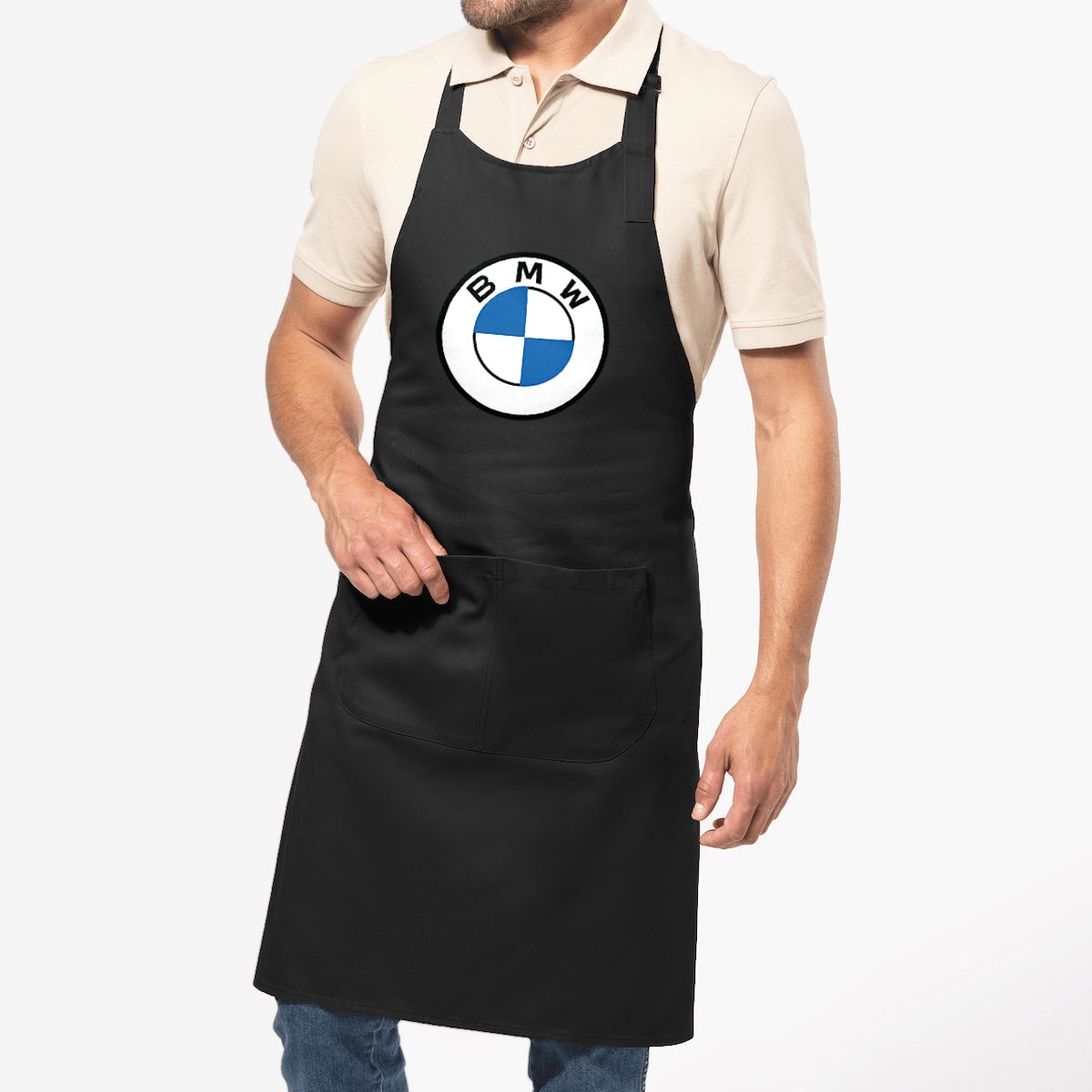 Tablier de cuisine noir - BMW Naked