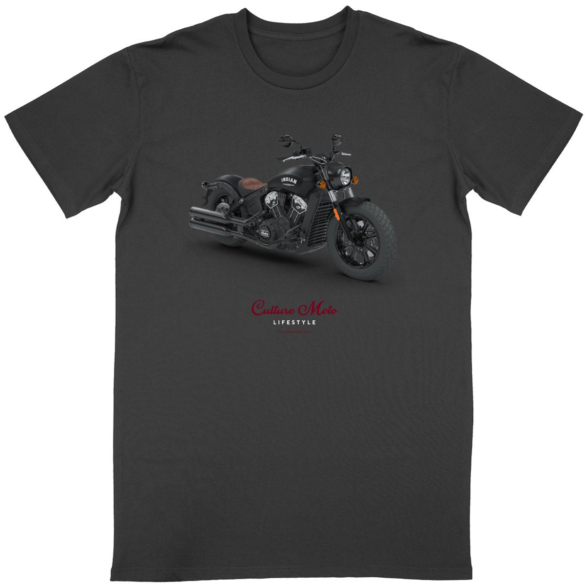 Culture Moto Lifestyle • T-shirt noir homme et femme