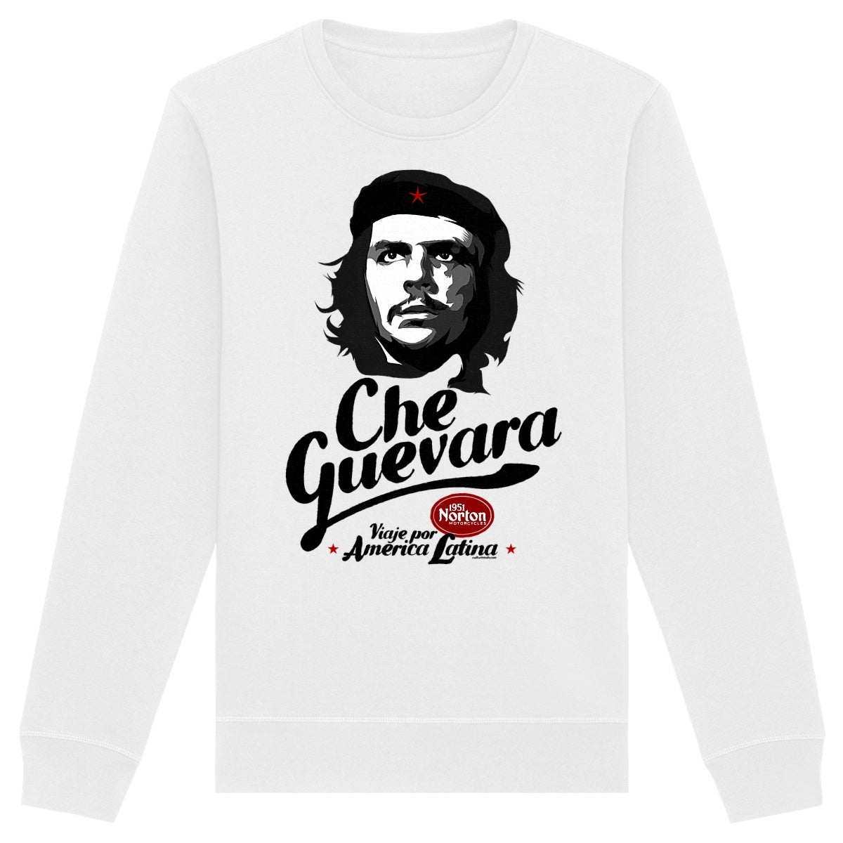 Sweat-shirt unisexe Che Guevara • Norton 500 • Viaje por América Latina