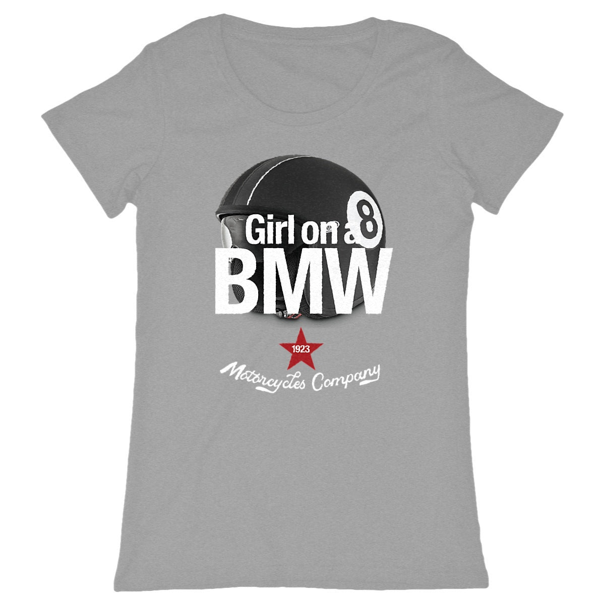 T-shirt femme Premium • Girl on a BMW