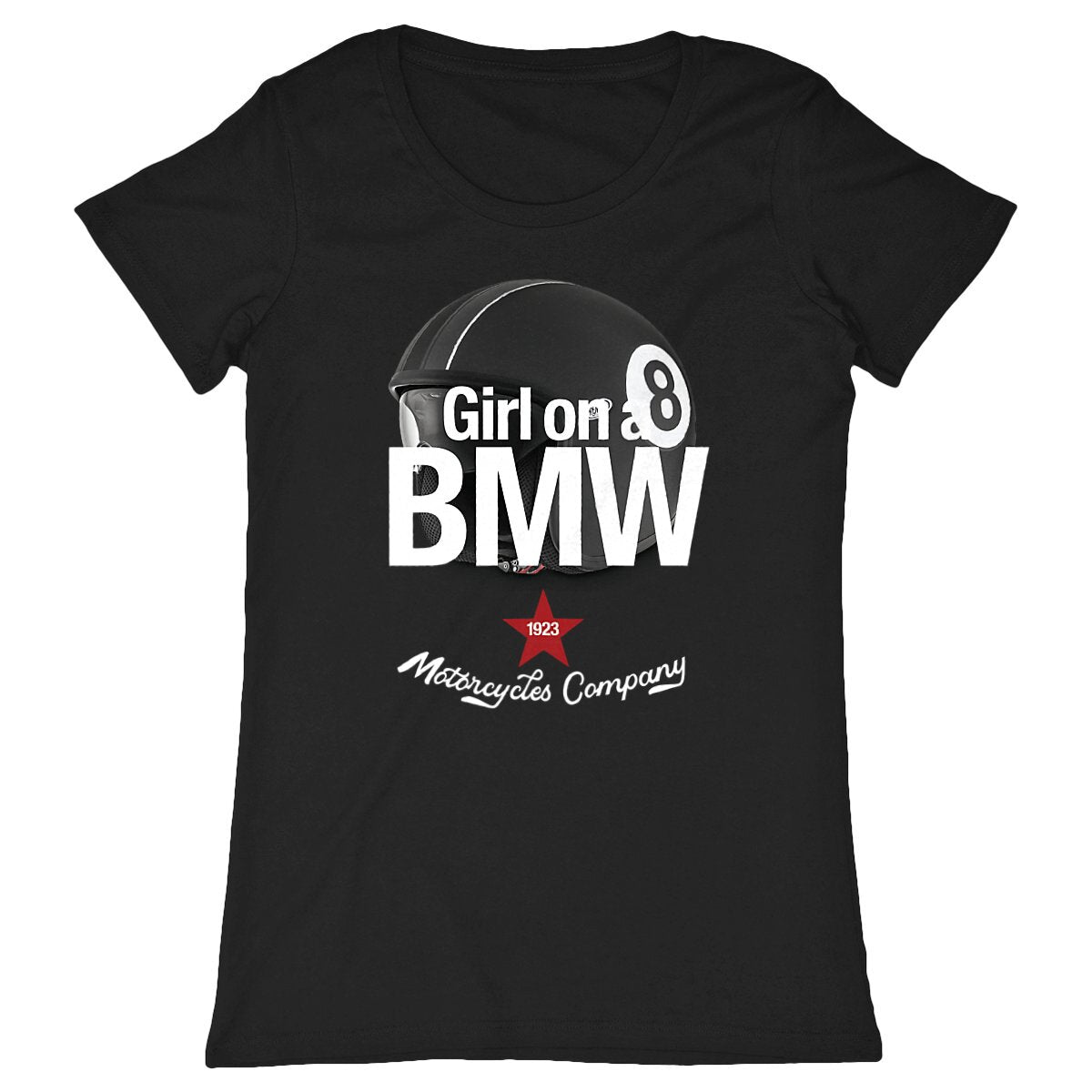 T-shirt femme Premium • Girl on a BMW