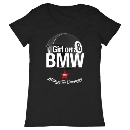 T-shirt femme Premium • Girl on a BMW