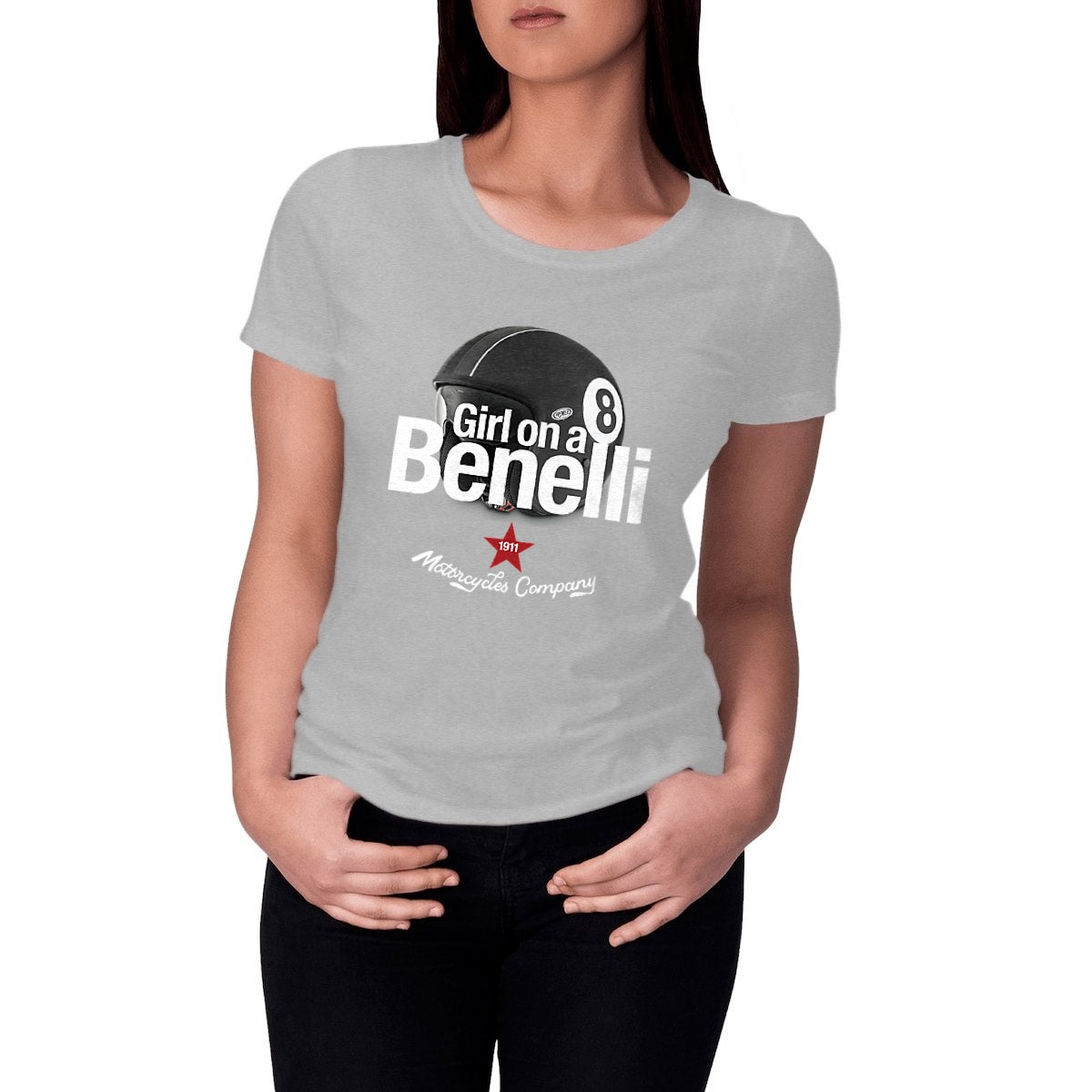 T-shirt femme Premium • Girl on a Benelli