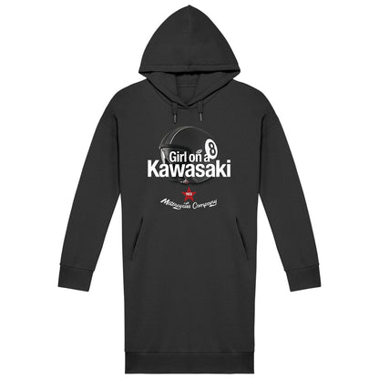 Robe Sweat-shirt Premium • Girl on a Kawasaki