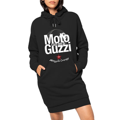 Robe Sweat-shirt Premium • Girl on a Moto Guzzi