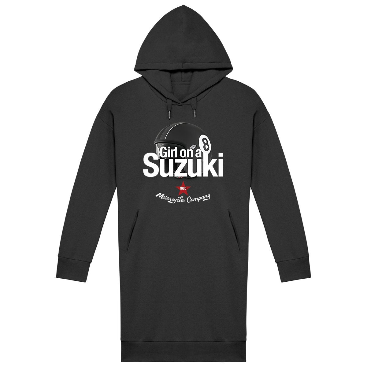 Robe Sweat-shirt Premium • Girl on a Suzuki