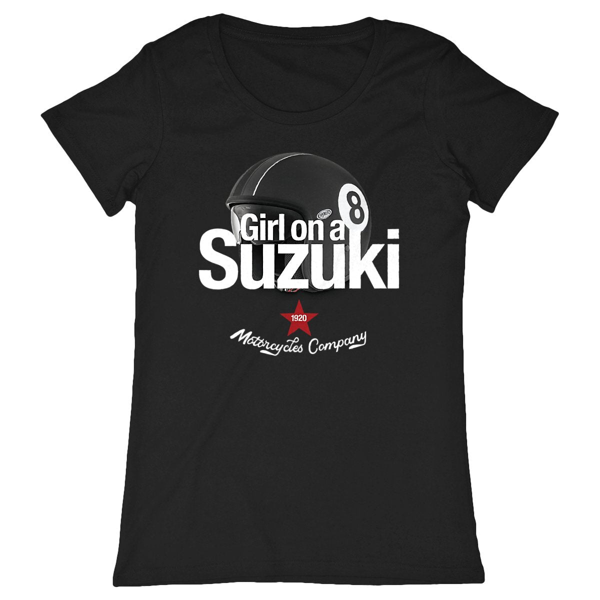 T-shirt femme Premium • Girl on a Suzuki