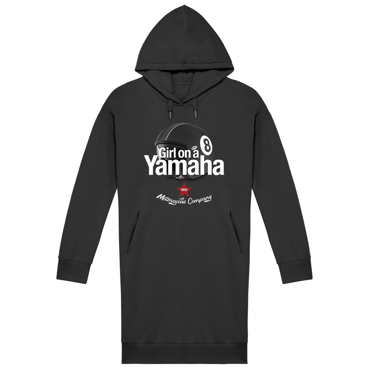 Robe Sweat-shirt Premium • Girl on a Yamaha