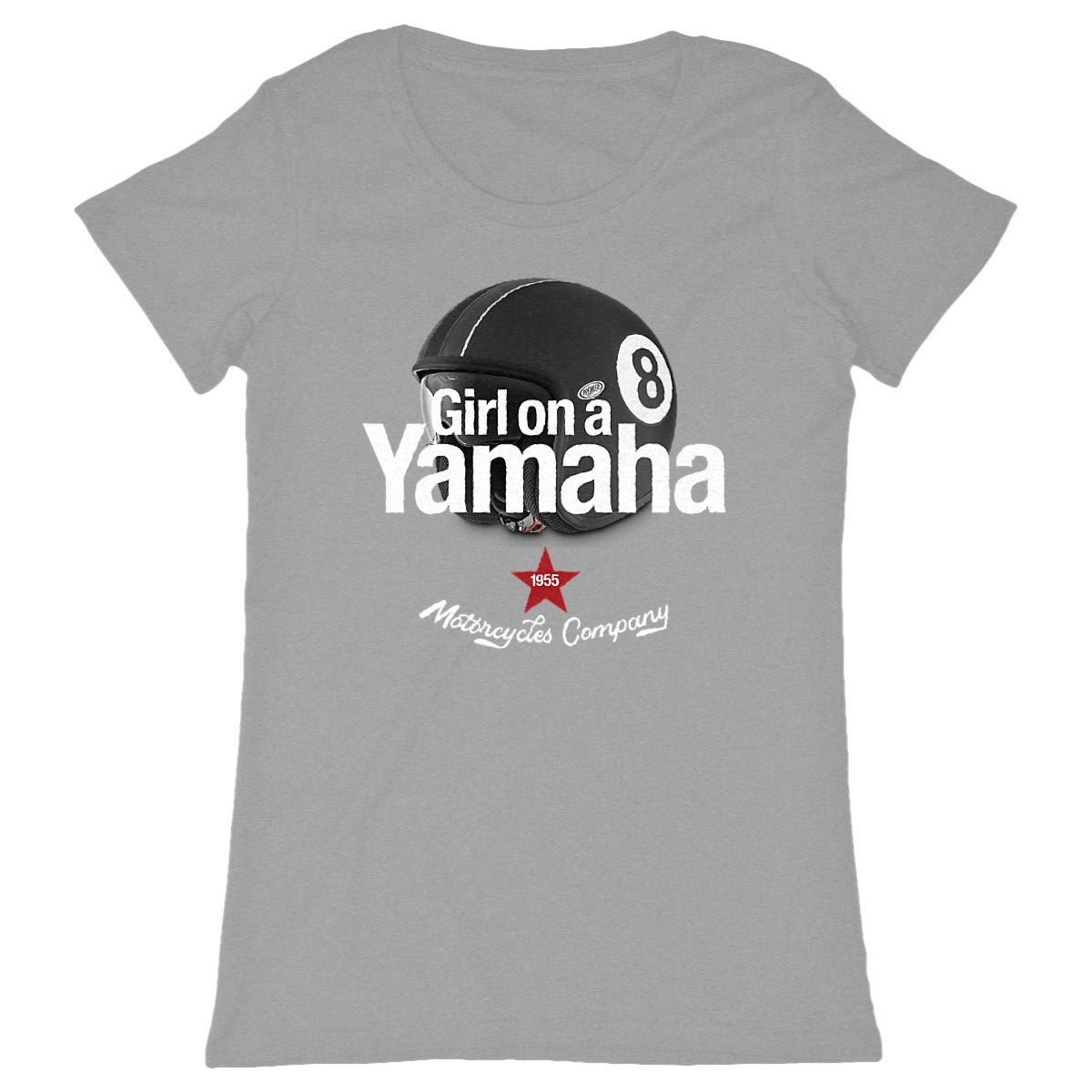 T-shirt femme Premium • Girl on a Yamaha