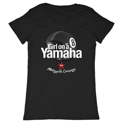 T-shirt femme Premium • Girl on a Yamaha