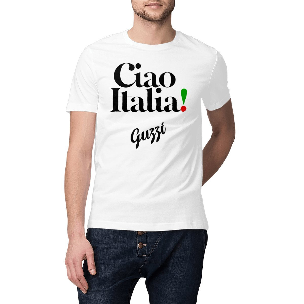 T-shirt unisexe Premium Moto Guzzi Ciao Italia