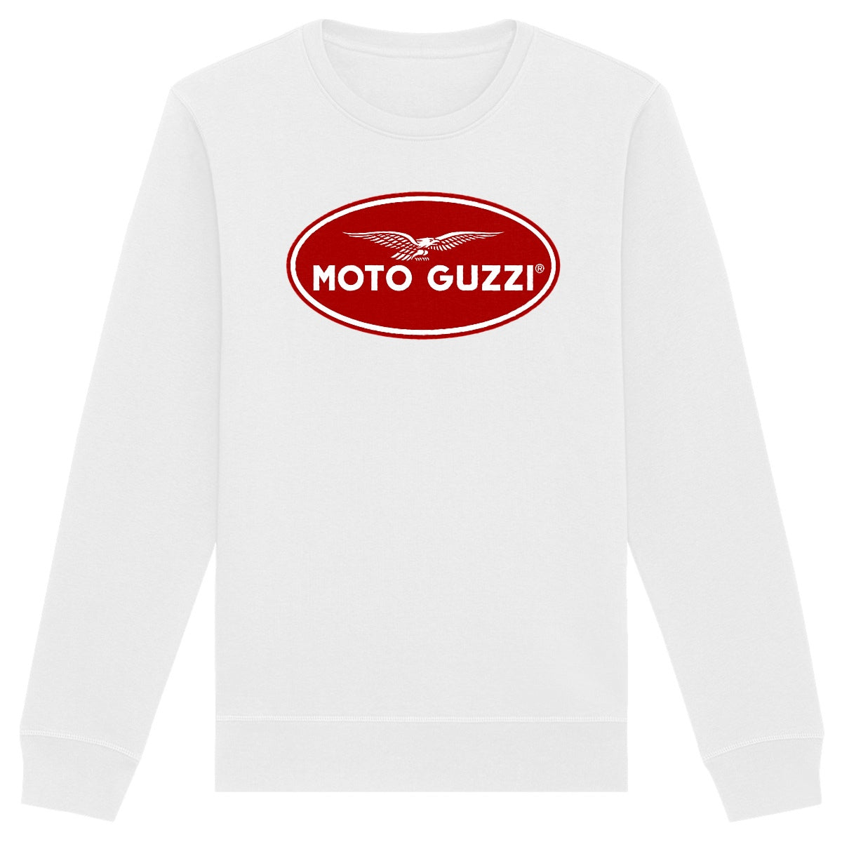 Sweat-shirt unisexe blanc - Moto Guzzi Naked