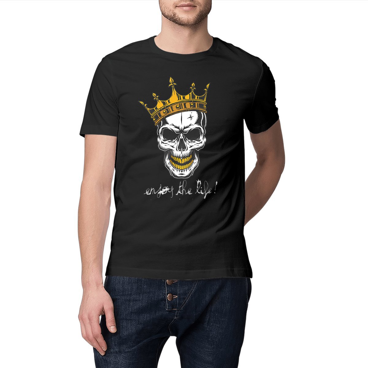 T-shirt manches courtes unisexe Premium Skull