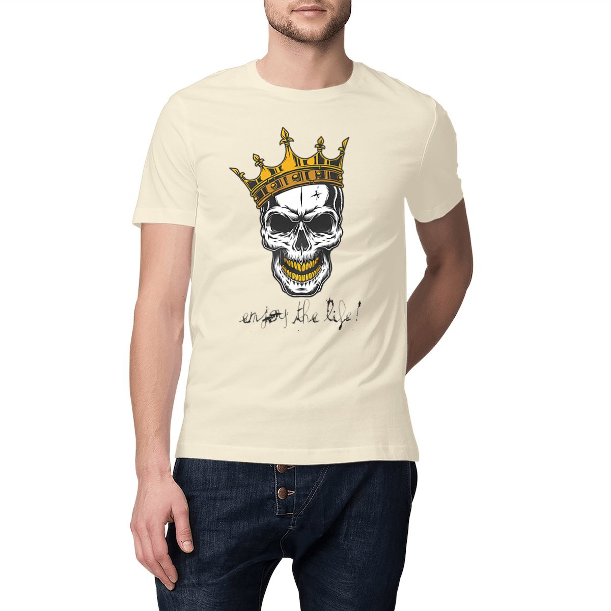 T-shirt manches courtes unisexe Premium Skull