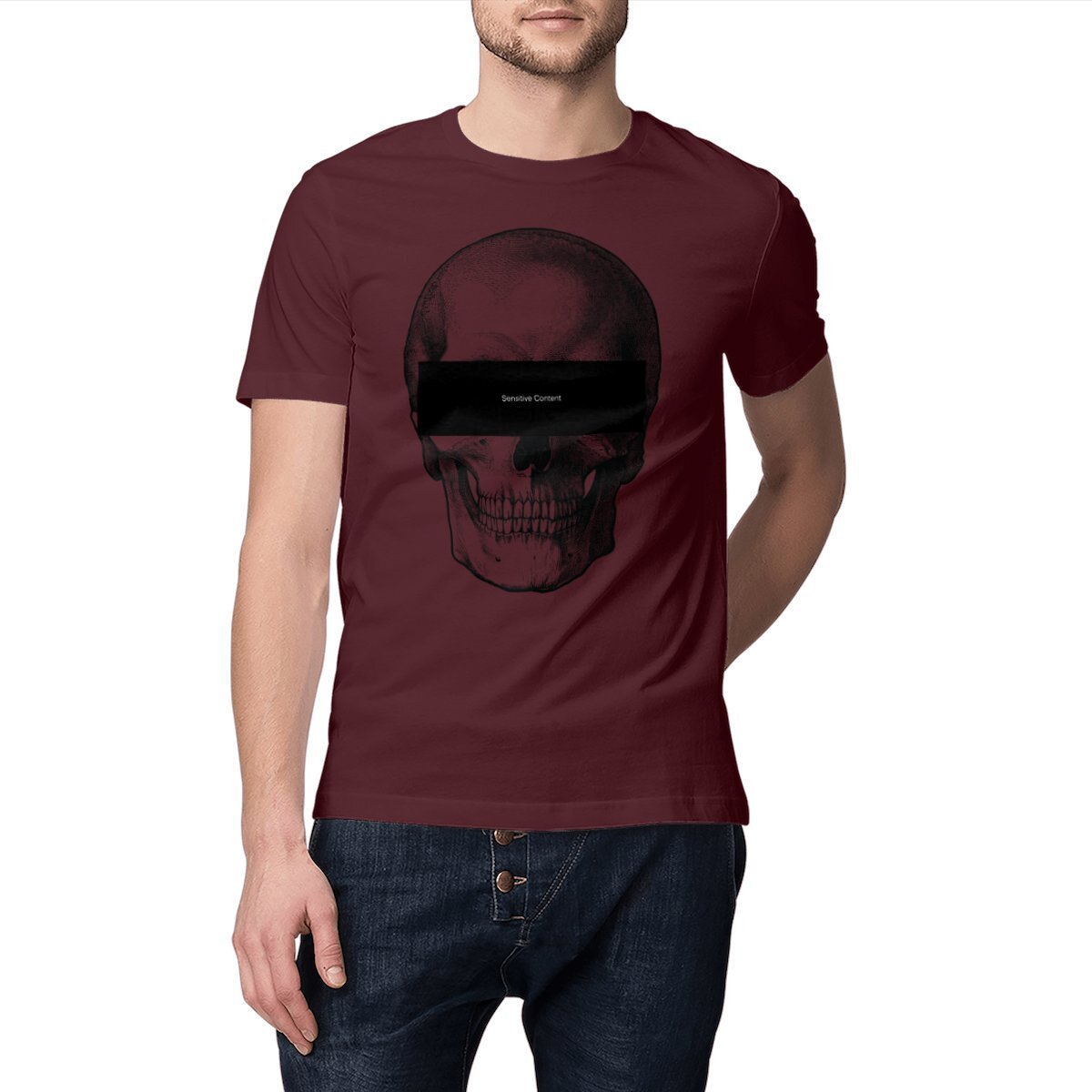 T-shirt manches courtes unisexe Premium Skull