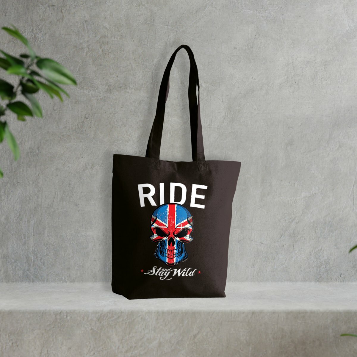 Tote bag noir épais qualité Premium +