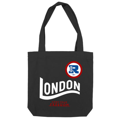 Tote bag noir épais qualité Premium +