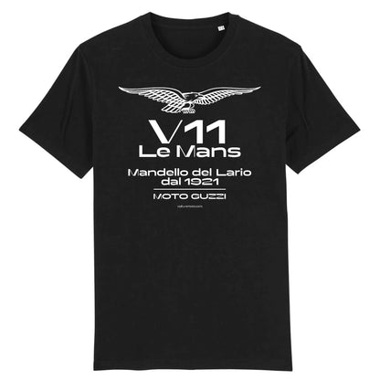 Culture Moto - T-shirt unisexe 100% coton biologique - Moto Guzzi V11 Le Mans